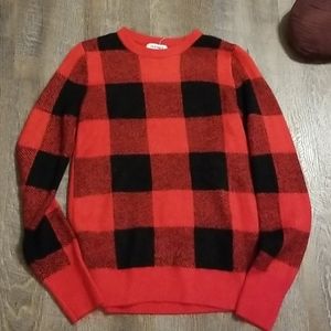 Xs plaid sweater